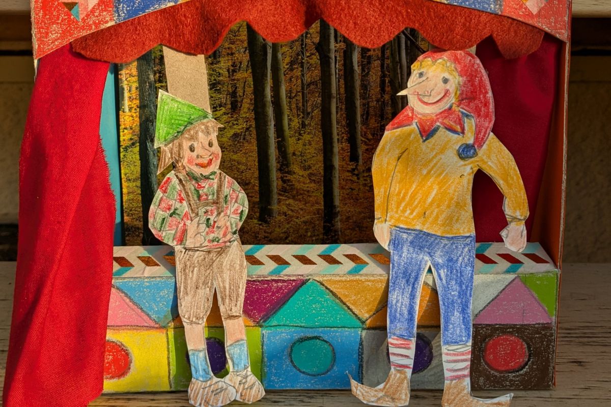 Kaspertheater Kaspertheater Figuren aus Papier