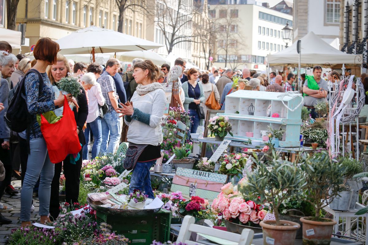 Gartentage Blumen und Gartenaccesoires in der Ritterstraße