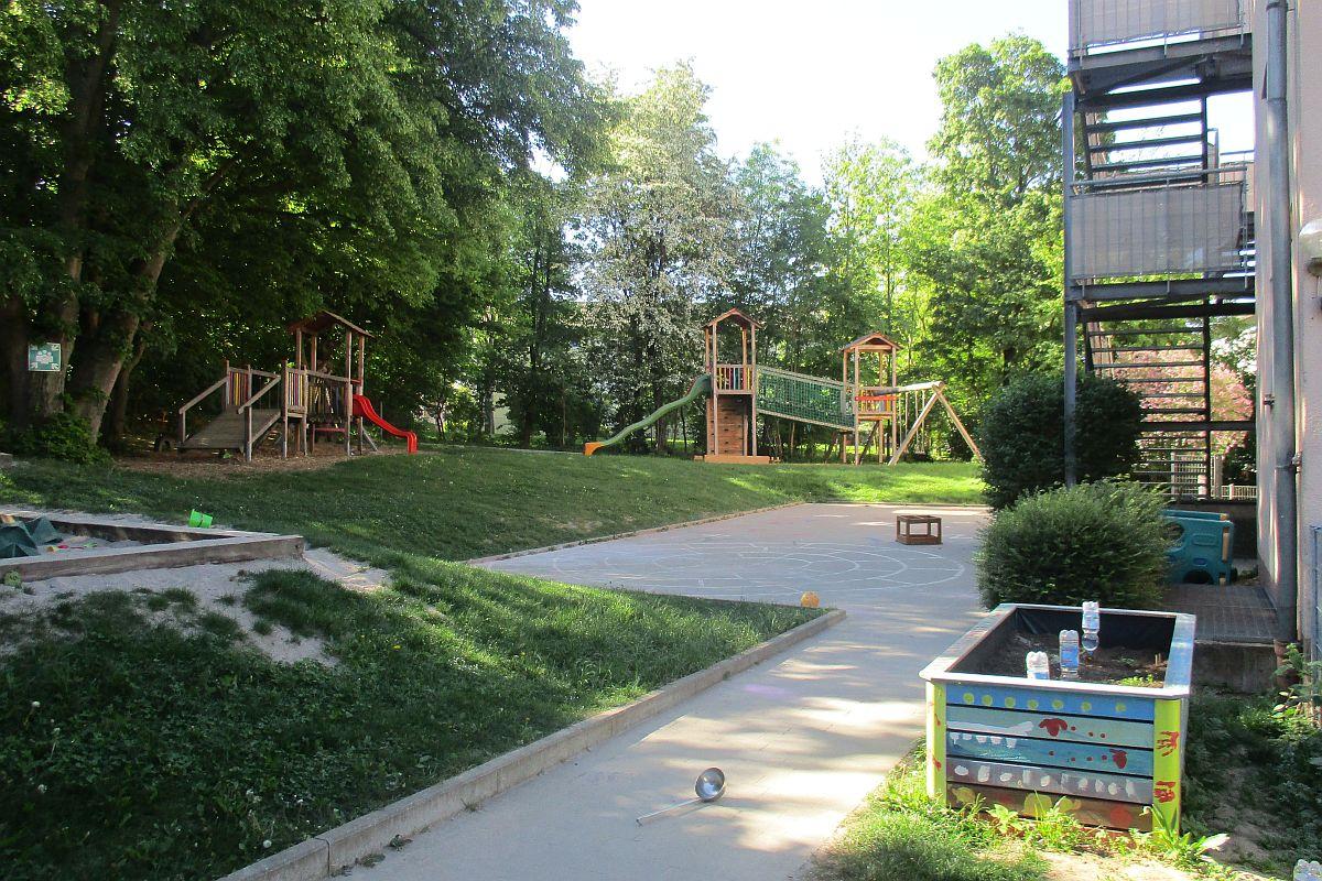 Garten der IB Kindertagesstätte Regenbogen