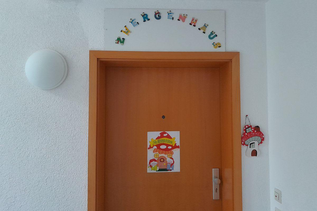 Wohnungseingang der Kindertagespflege Zwergenhaus