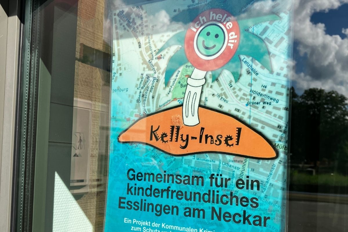 Kelly Insel Schild