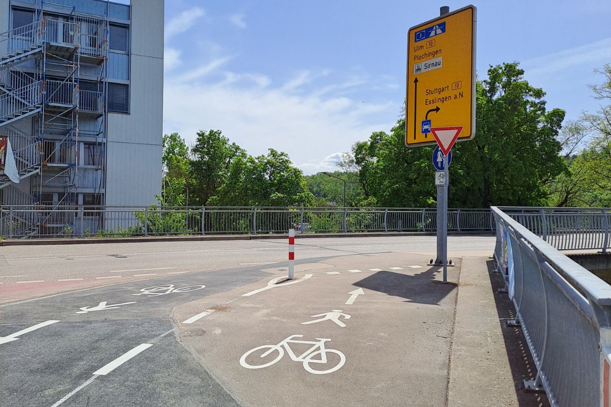 Neuer Radweg zur Dieter-Roser-Brücke