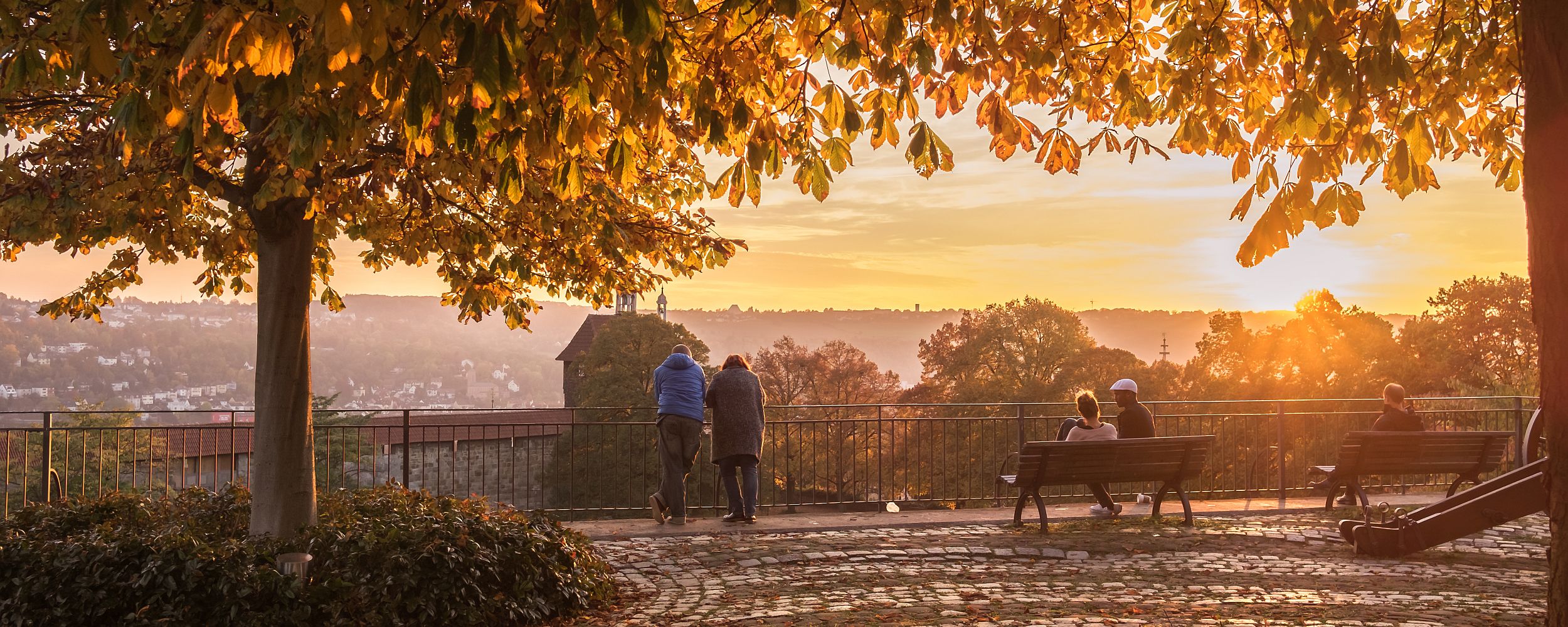 Esslinger Burg in der Abendsonne