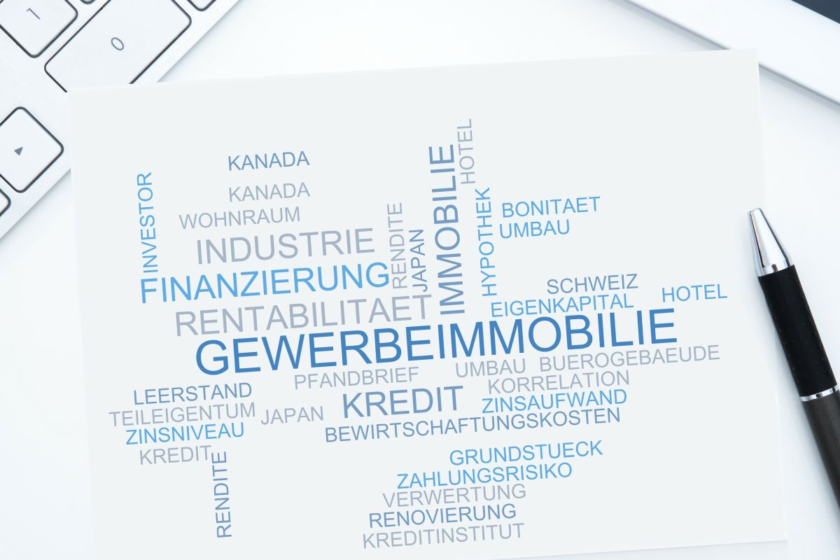 Wortwolke Wortwolke Gewerbe Immobilien