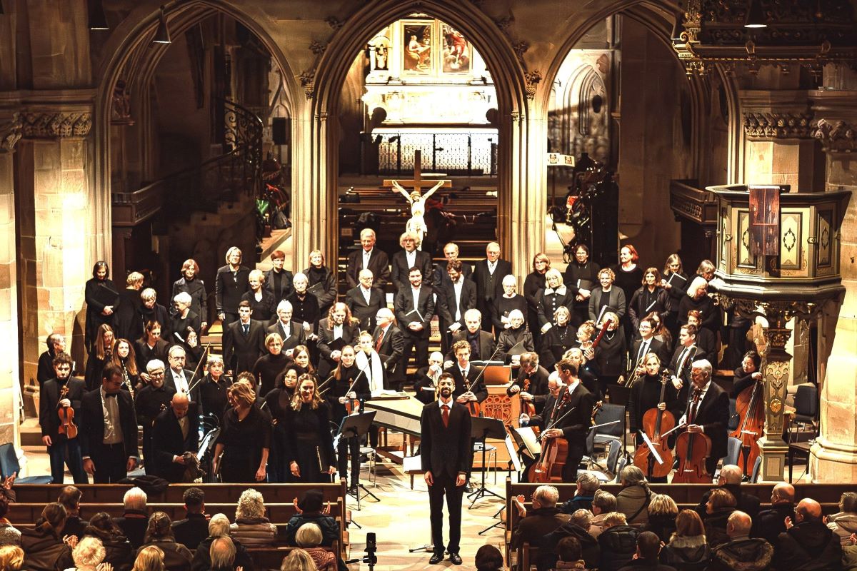 Chor und Orchester in der Stadtkirche